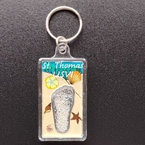 Souvenir Keyring from St Thomas USVI Destination Travel Momento